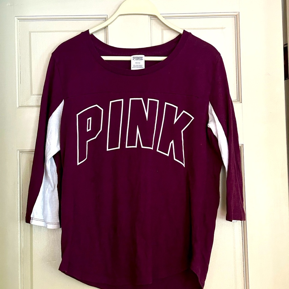 PINK long sleeve t-shirt -size M